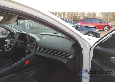 2023 Hyundai Elantra Hybrid Blue из США, поврежденный, VIN KMHLM4AJ0PU085856